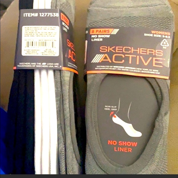 Skechers Accessories - 16pairs of Skechers Active no-Show socks *NWT